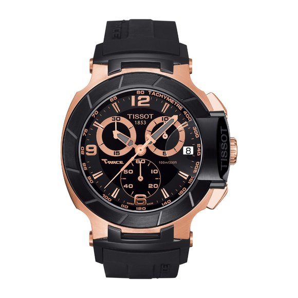Tissot Gold T-Race Chrono Watch T048.417.27.057.06